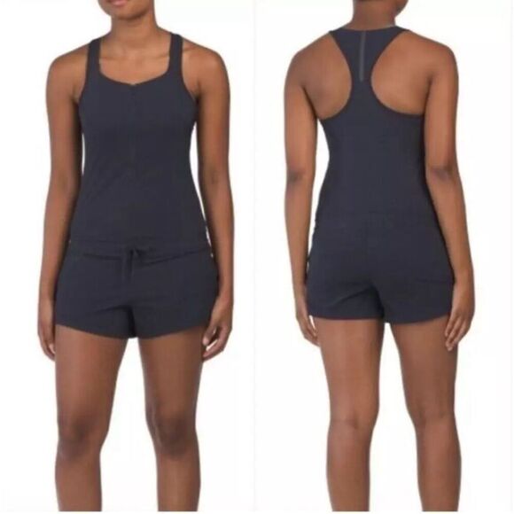 New Balance Q Speed Romper in Eclipse navy size medium - Picture 1 of 10